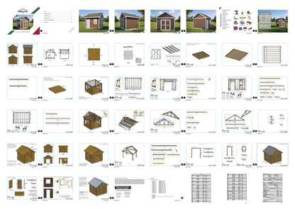 12x12 Garden Shed Plan