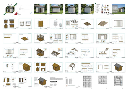 10x10 Shed Floor Plans | Storage Shed
