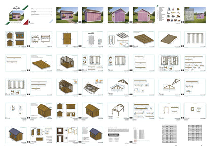 10x16 She Shed Plans | Backyard Studio, Guest House | PDF Download