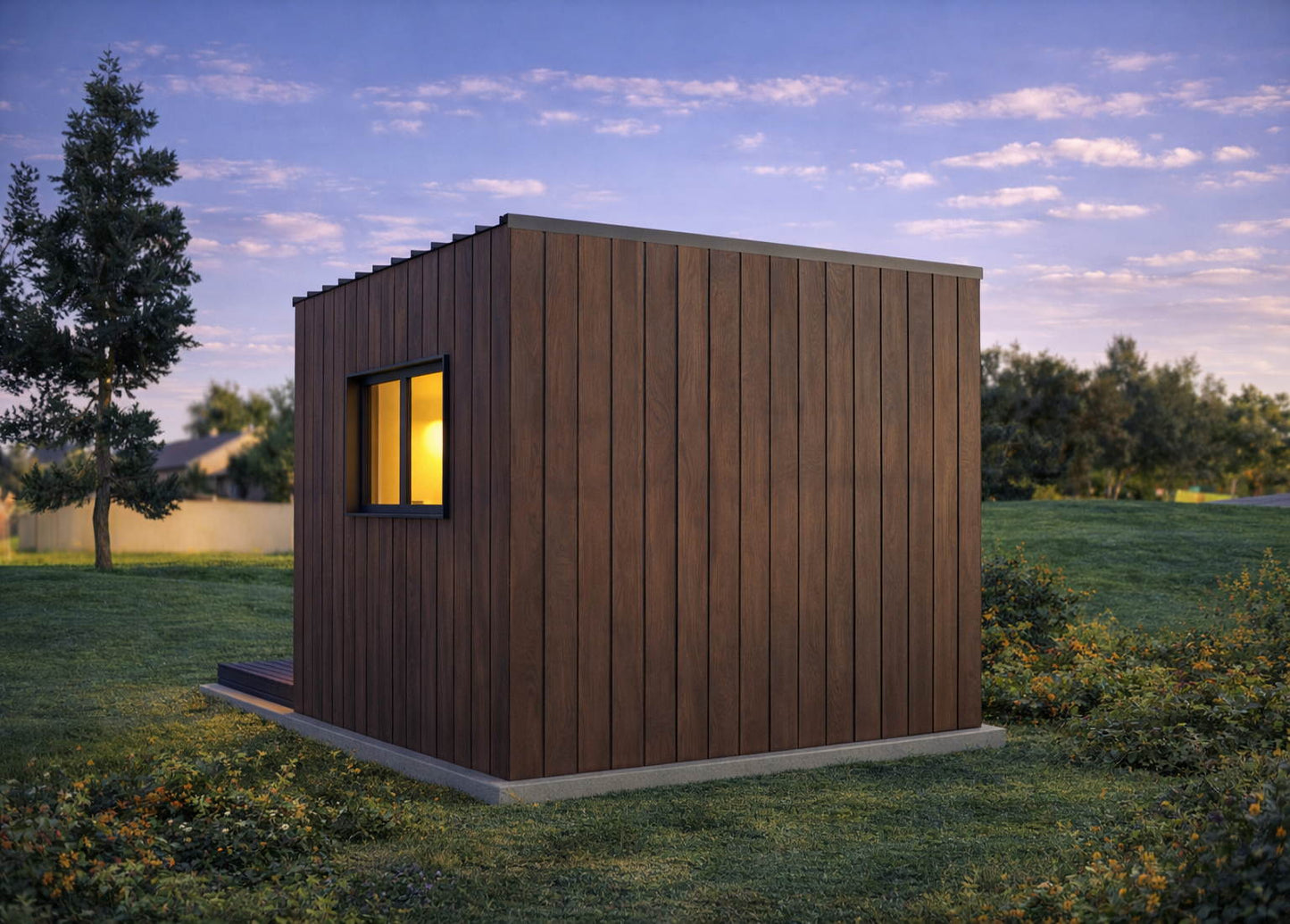 12x12 Small Cabin Plan