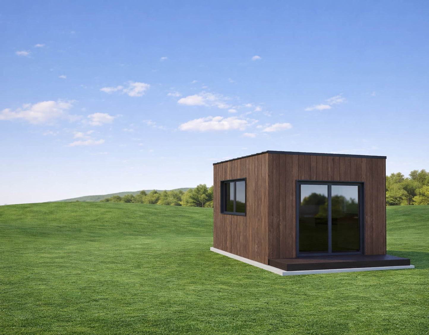12x12 Small Cabin Plan