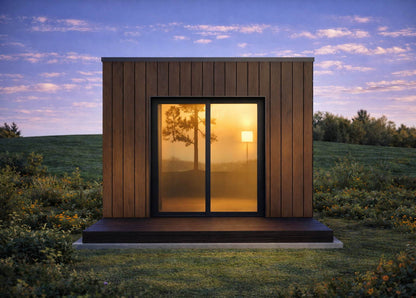 12x12 Small Cabin Plan