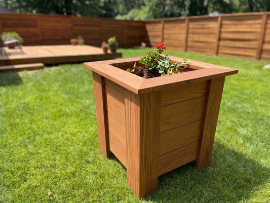 Cedar Planter Box Plans | Easy Build Using Only 5/8 x 4 Cedar