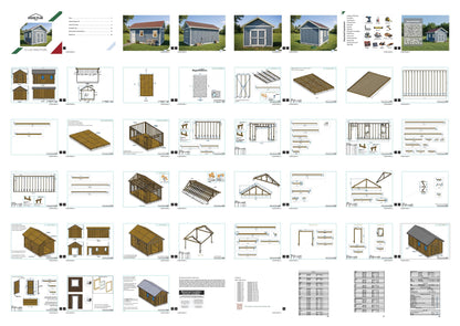 12x20 Garden Shed Plan