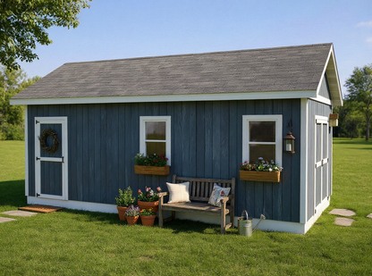 12x24 Garden Shed Plan
