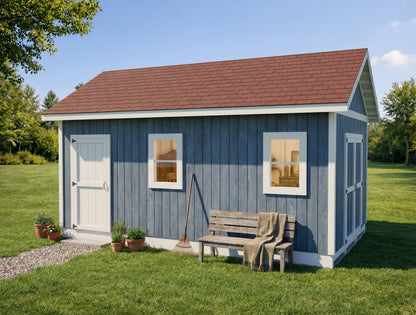 12x20 Garden Shed Plan