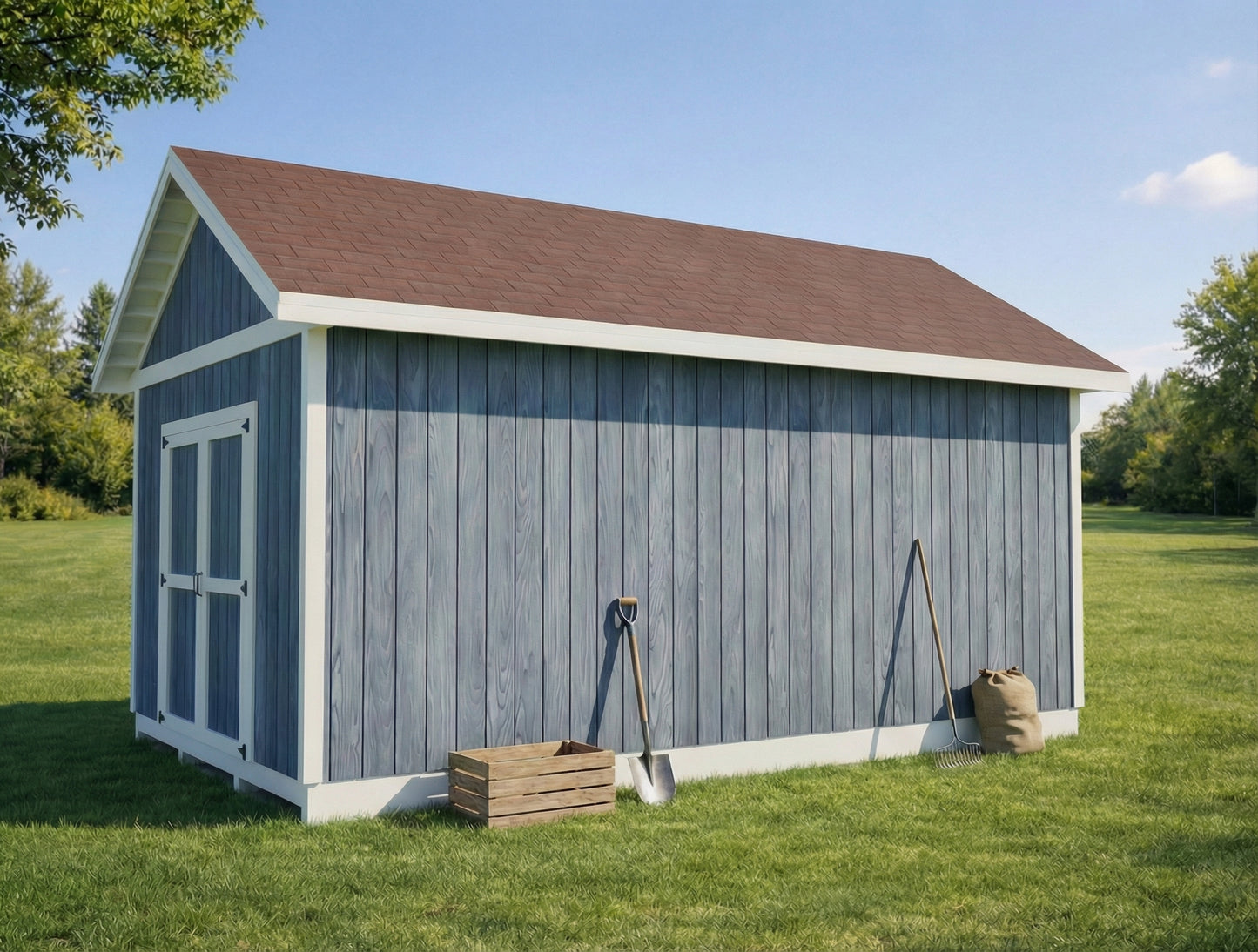 12x20 Garden Shed Plan