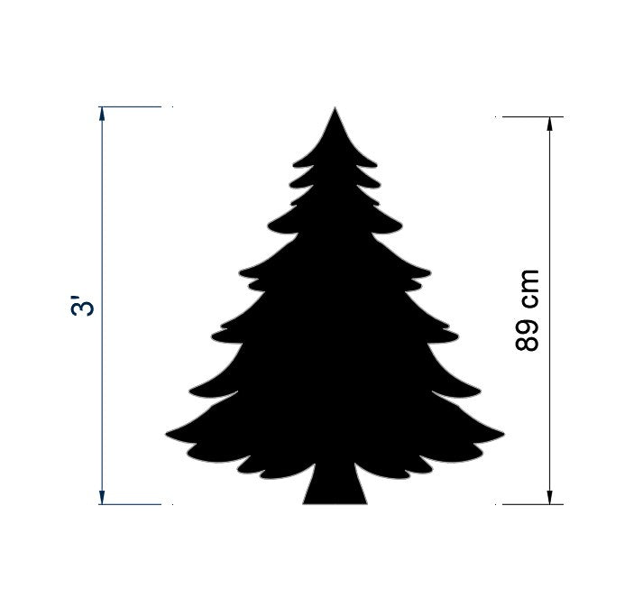 3ft Christmas Tree Outdoor Decor (PDF)