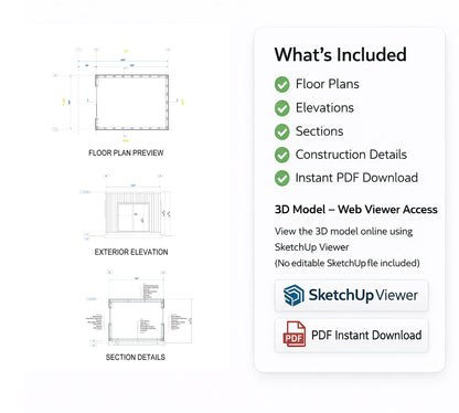 12x16 Tiny Office Plan