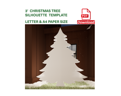 3ft Christmas Tree Outdoor Decor (PDF)