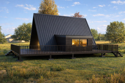 20x24 A Frame Cabin Plan