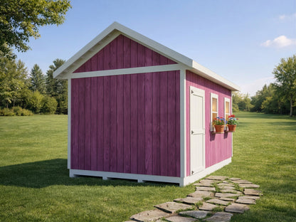She Shed Plans | 16x10 Garden Studio , Play House