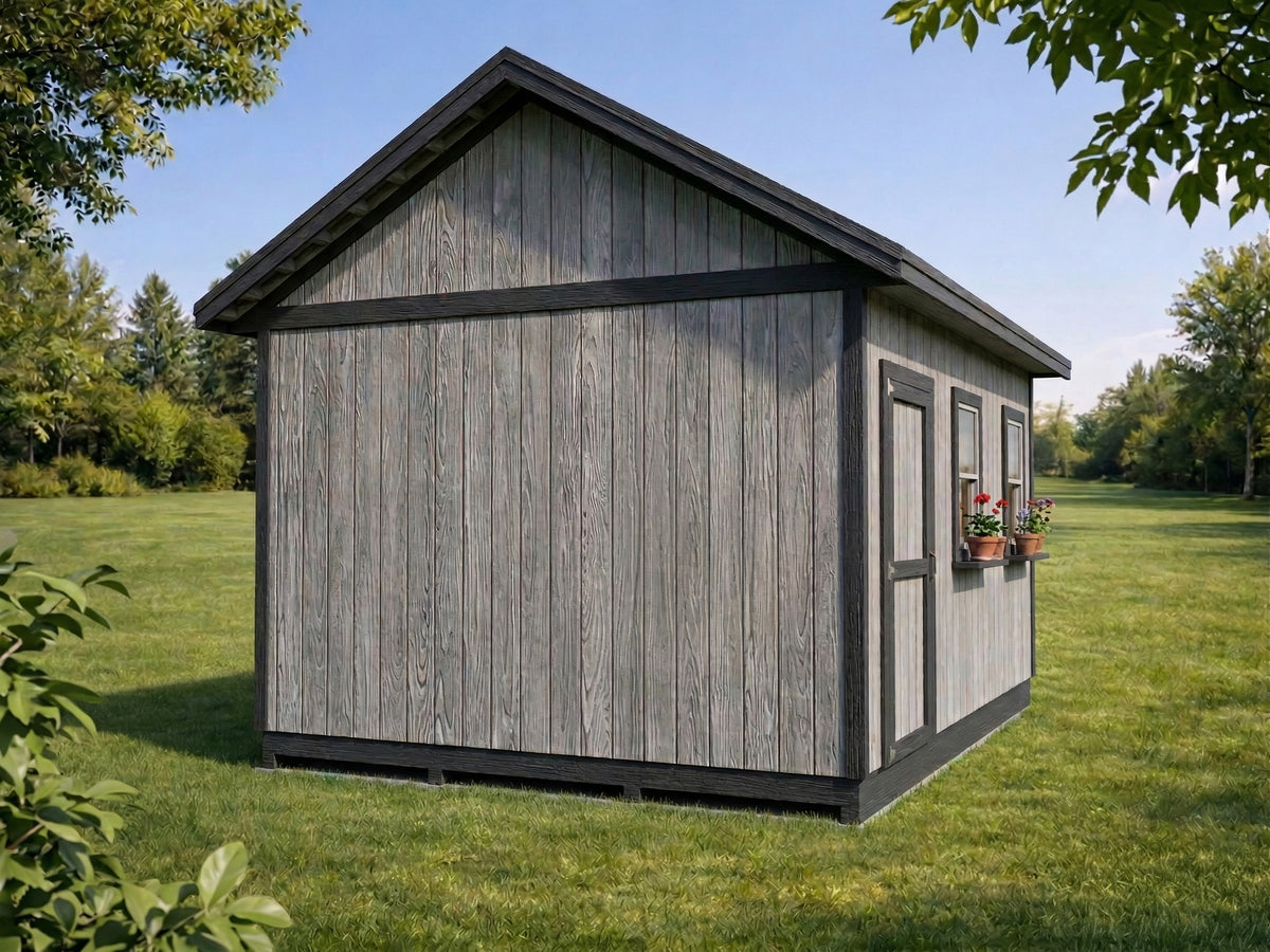 12x16 She Shed Floor Plans | Guest House Plans