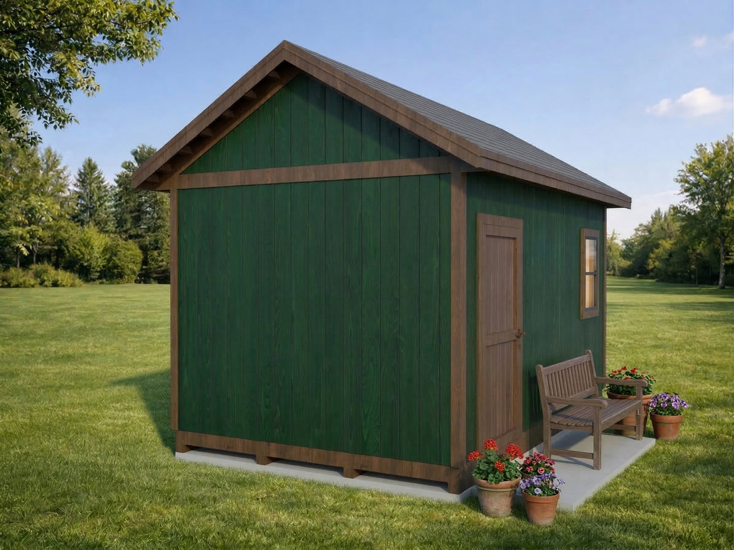 10x16 Garden Shed Plan
