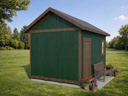 10x16 Garden Shed Plan
