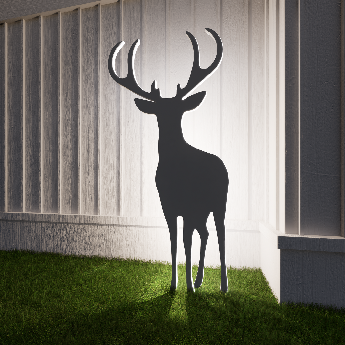 Printable Reindeer Silhouette Template (PDF)