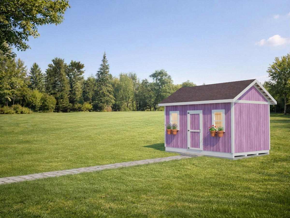 10x16 She Shed Plans | Backyard Studio, Guest House | PDF Download