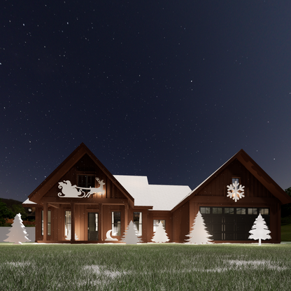 3ft Christmas Tree Silhouette Stencil (PDF)