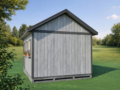 12x16 She Shed Floor Plans | Guest House Plans