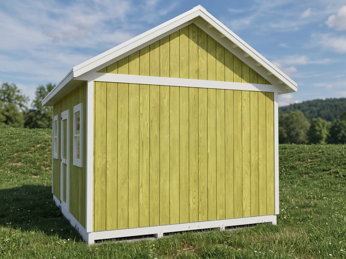 16x12 She Shed Plans | Play House Plan