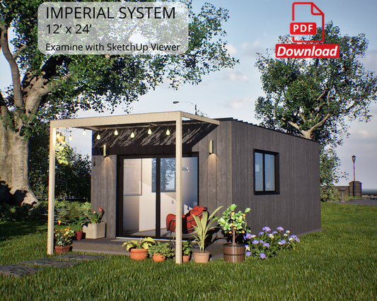 12x24 Tiny House Plan