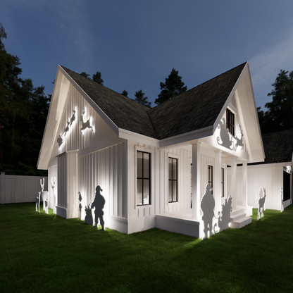 Standing Santa Claus Decor / 5ft Santa With Gift Sack (PDF)