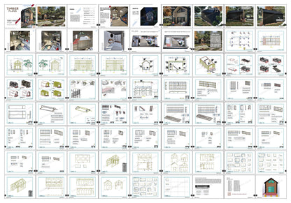 Tiny House Plans, 12x28 Tiny Home Plans, Modern Cabin House Plans, Small House Plans, Imperial & Metric, Vacation House Plans, two Shape Roof House Plan, Two Storey House Plan, Mezzanine House Plan, Budget-Friendly Cottage for Off-Grid Getaways
