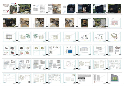 Tiny House Office Plan, 12x16 Office, Small Office Plans, Garden Study Room Plan, Backyard Office Plan, Modern Garden Room Plan, easy to build tiny office plan, Child Play house, garden play house plans, small shed plan, Office blueprint plan