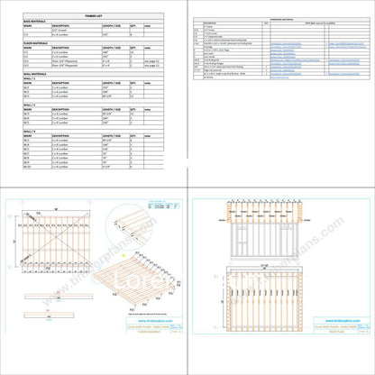 Garden Shed Plans, 12x16 Shed Plans, Barn Plans, Cabin Plans, Office Shed Plans, Backyard Shed Plan, Shed Blueprint DIY, 2 Door Shed, Storage Shed, Storage Barn Plan, Step by step build shed, easy to build shed plan, shed sketchup model, shed render
