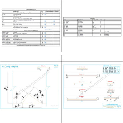 Gazebo Plan, Pavilion Plan, 12x16, Gable Roof, Wooden Carport DIY Blueprints with Material List and Cut List, village pavilion, garden pavilion, backyard pavilion,backyard gazebo plan, picnic gazebo plan, blueprint gazebo plan, blueprint pavilion