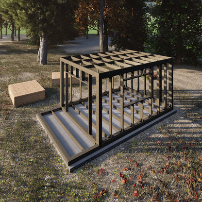 Tiny House Office Plan, 12x16 Office, Small Office Plans, Garden Study Room Plan, Backyard Office Plan, Modern Garden Room Plan, easy to build tiny office plan, Child Play house, garden play house plans, small shed plan, Office construction