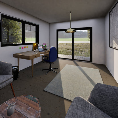 Tiny House Office Plan, 12x16 Office, Small Office Plans, Garden Study Room Plan, Backyard Office Plan, Modern Garden Room Plan, easy to build tiny office plan, Child Play house, garden play house plans, small shed plan, Office blueprint plan