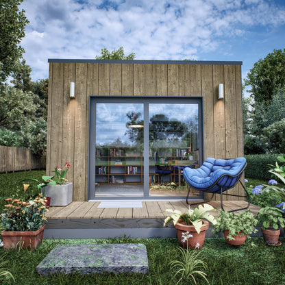 Tiny House Office Plan, 12x12 Office, Small Office Plans, Garden Study Room Plan, Backyard Office Plan, Modern Garden Room Plan, easy to build tiny office plan, Child Play house, garden play house plans, small shed plan, Office blueprint plan