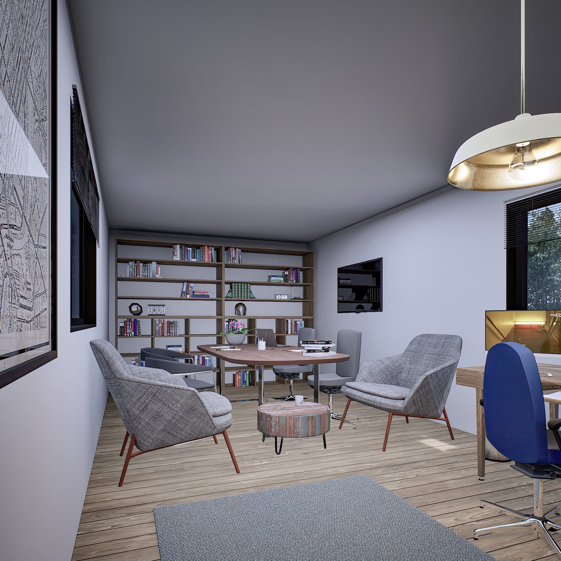 Tiny House Plan, 12x24 Small Office Plan, Tiny Office Plans, Modern Garden Room, Modular Office DIY Blueprints with  & Material List, Vacation Tiny House Plan, Tiny Holiday House, Small Holiday House  Plan, Cabin Plans, Child Play House Plan