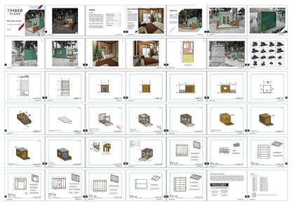 Modular Tiny House Plan, Cube Cabin Plans, Changeable & Expandable Tiny House Plan, Easy to Build House, single Storey House Plan, Vacation TinyHouse, Vacation Cabin Plans, Modular Cabin, Custom Cabin, Customizable Tiny House, Customizable Cabin