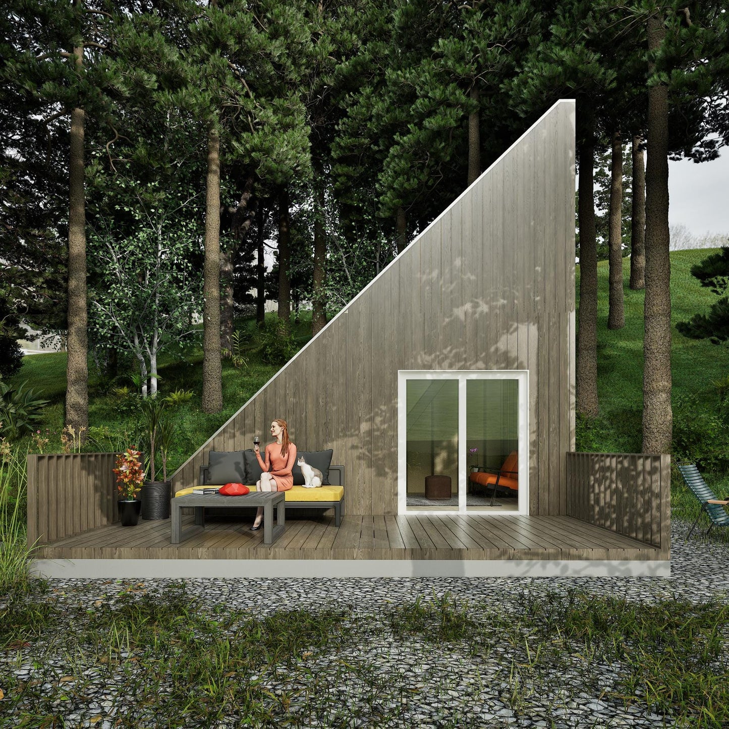 Modular Tiny House Plan, Cube Cabin Plans, Changeable & Expandable Tiny House Plan, Easy to Build House Plans, Two Storey House Plan, Vacation TinyHouse, Vacation Cabin Plans, Modular Cabin, Custom Cabin, Customizable Tiny House, Customizable Cabin