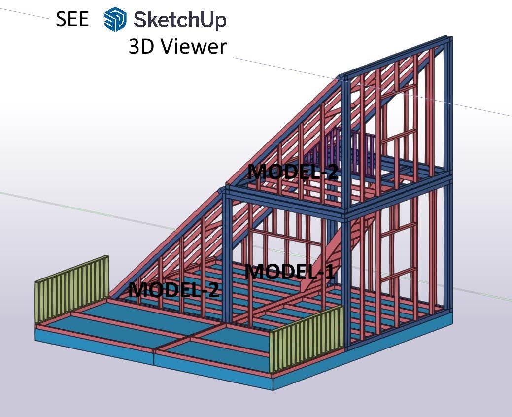 Modular Tiny House Plan, Cube Cabin Plans, Changeable & Expandable Tiny House Plan, Easy to Build House Plans, Two Storey House Plan, Vacation TinyHouse, Vacation Cabin Plans, Modular Cabin, Custom Cabin, Customizable Tiny House, Sketchup House Model