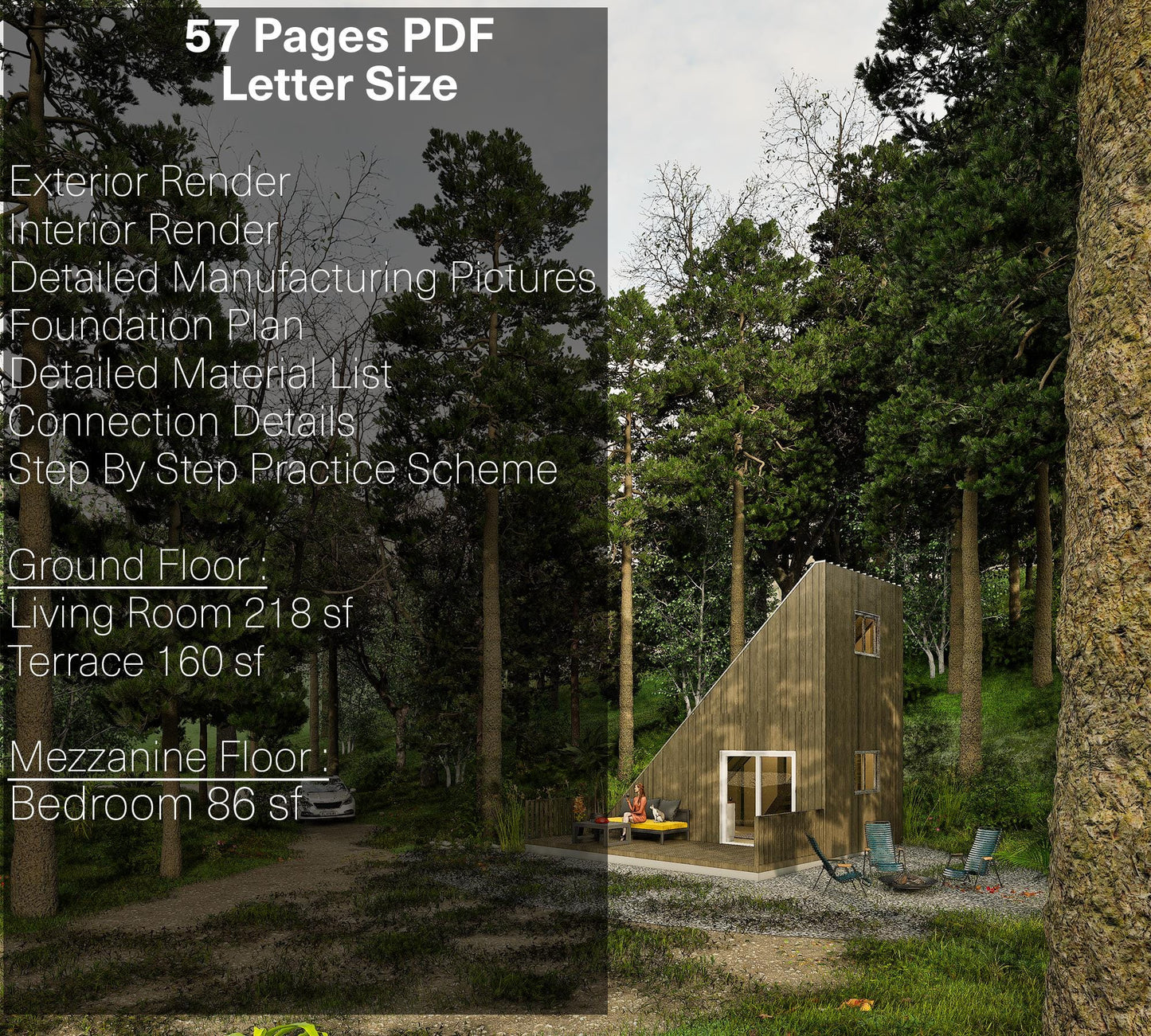 Modular Tiny House Plan, Cube Cabin Plans, Changeable & Expandable Tiny House Plan, Easy to Build House Plans, Two Storey House Plan, Vacation TinyHouse, Vacation Cabin Plans, Modular Cabin, Custom Cabin, Customizable Tiny House, Customizable Cabin