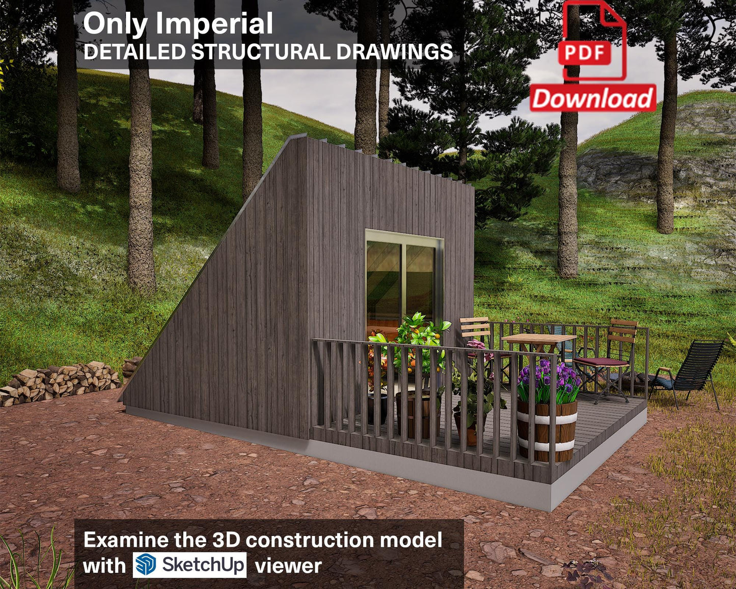 Modular Tiny House Plan, Cube Cabin Plans, Changeable & Expandable Tiny House Plan, Easy to Build House, single Storey House Plan, Vacation TinyHouse, Vacation Cabin Plans, Modular Cabin, Custom Cabin, Customizable Tiny House, Customizable Cabin