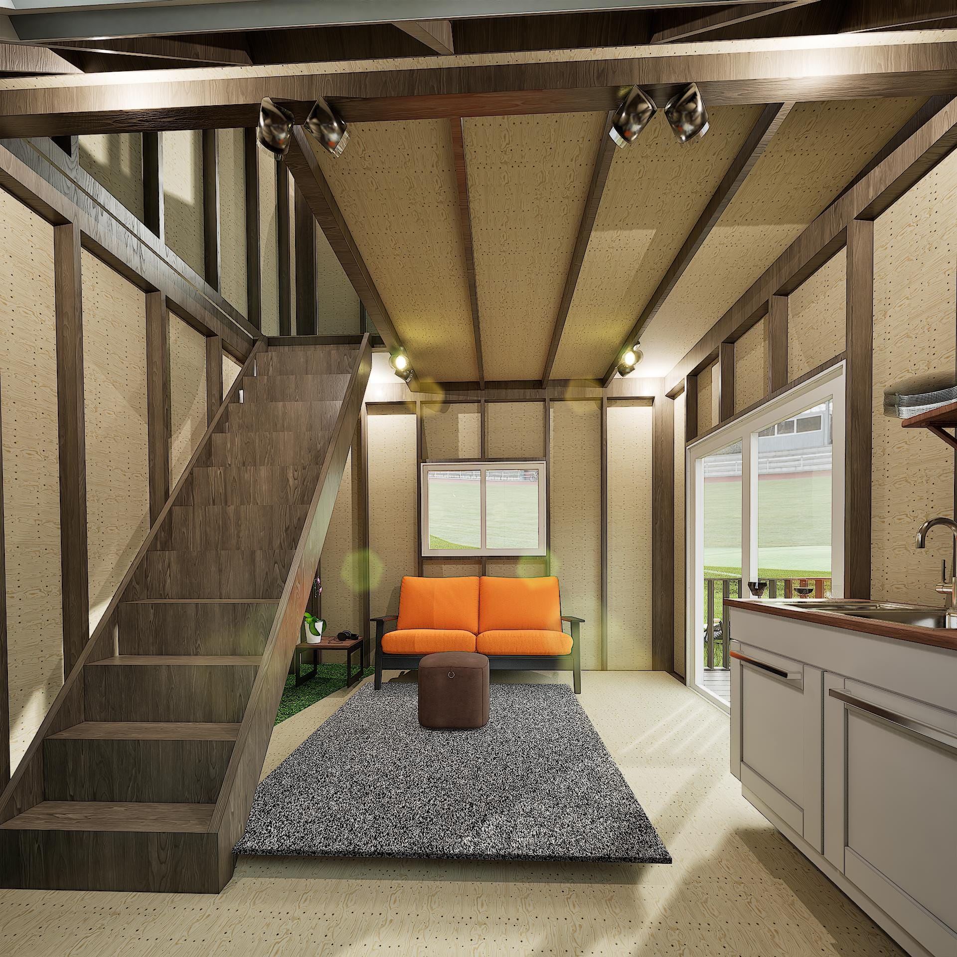 Modular Tiny House Plan, Cube Cabin Plans, Changeable & Expandable Tiny House Plan, Easy to Build House Plans, Two Storey House Plan, Vacation TinyHouse, Vacation Cabin Plans, Modular Cabin, Custom Cabin, Customizable Tiny House, Customizable Cabin