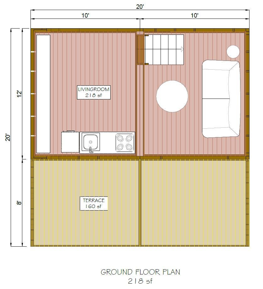Modular Tiny House Plan, Cube Cabin Plans, Changeable & Expandable Tiny House Plan, Easy to Build House Plans, Two Storey House Plan, Vacation TinyHouse, Vacation Cabin Plans, Modular Cabin, Custom Cabin, Customizable Tiny House, Customizable Cabin