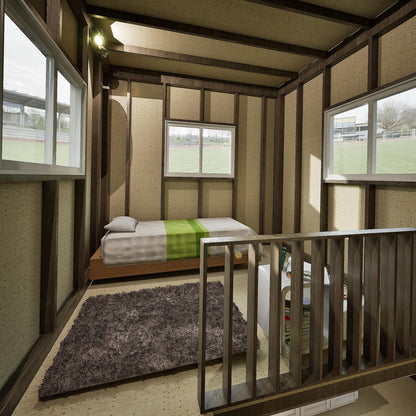 Modular Tiny House Plan, Cube Cabin Plans, Changeable & Expandable Tiny House Plan, Easy to Build House Plans, Two Storey House Plan, Vacation TinyHouse, Vacation Cabin Plans, Modular Cabin, Custom Cabin, Customizable Tiny House, Customizable Cabin