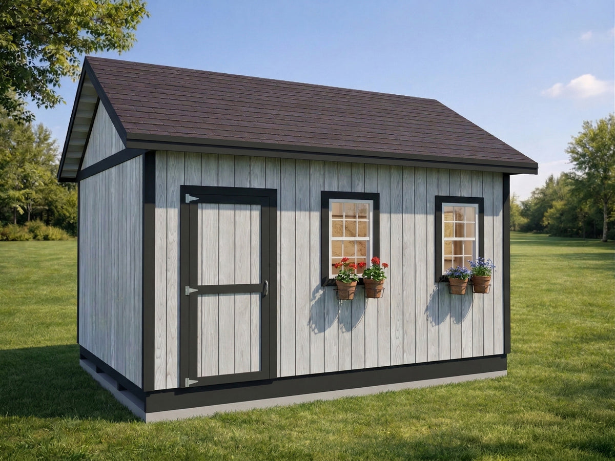12x16 She Shed Floor Plans | Guest House Plans