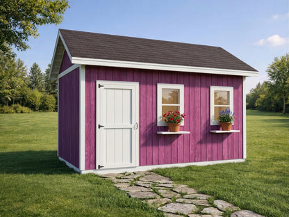 She Shed Plans | 16x10 Garden Studio , Play House