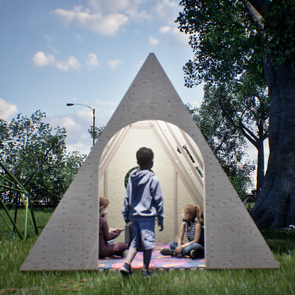 A-Frame Playhouse Plan