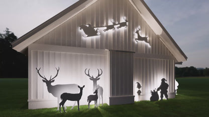 5ft Reindeer Calf Template | Large Christmas Reindeer Silhouette (PDF)