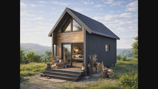 12x28 Gable Roof Tiny House Plan