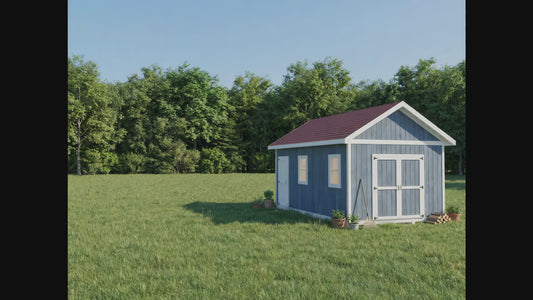 12x20 Garden Shed Plan