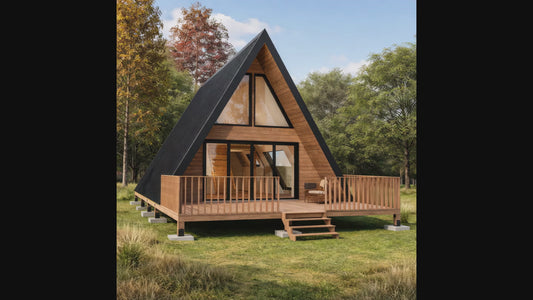20x28 A Frame Cabin Plan