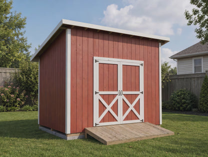 8x12 Shed Floor Plans | DIY Backyard Storage Building